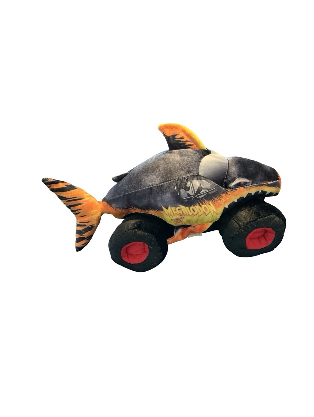 Monster Jam 18" Megalodon Plush Truck Soft Stuffed Plush Pillow Toy Truck